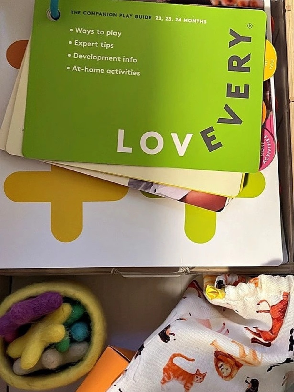 Lovevery Grab-and-Go Turns Two Learning Toy Kit in Green